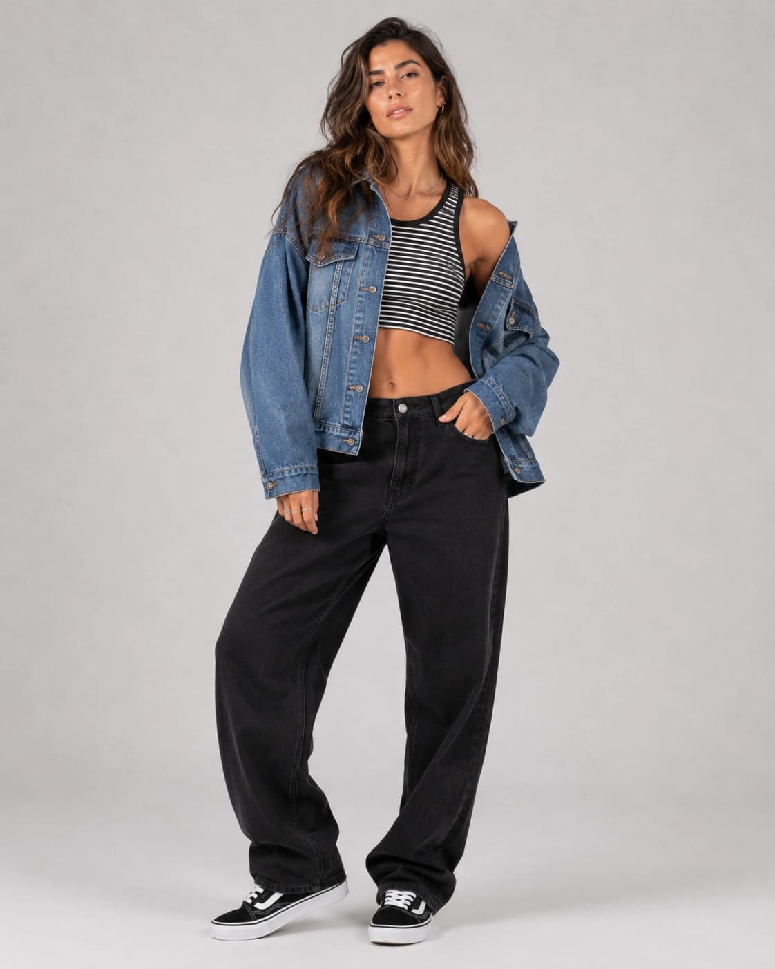 Jaqueta Jeans Oversized - imagem 1